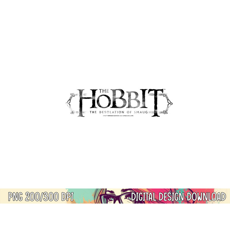 Hobbit Ornate Logo Longsleeve T Shirt Long Sleeve png, sublimation .jpg