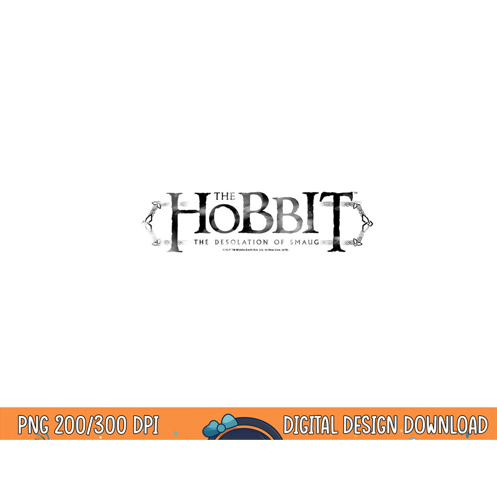 Hobbit Ornate Logo Longsleeve T Shirt Long Sleeve  png, sublimation .jpg