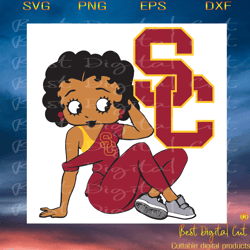 sc betty boop, sport svg, basketball svg, betty bo