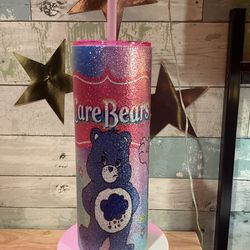 carebears design tumbler, carebears design skinny tumbler, carebears design 20oz skinny tumbler