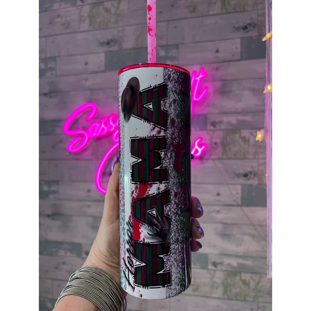 Nightmare on Elm Street MAMA Tumbler-christmas.jpg