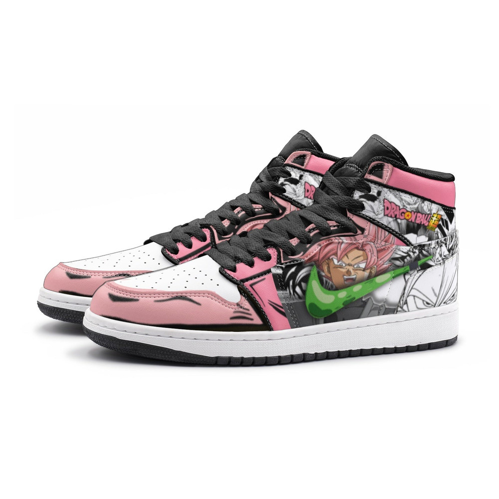 Goku Pink Dragon Ball Super JD1 Shoes, Goku Pink Dragon Ball Super Jordan 1 Shoes, Goku Pink Dragon Ball Super Shoes