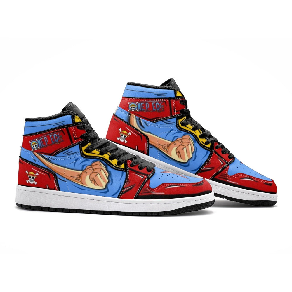 Monkey D. Luffy Fist One Piece JD1 Shoes, Monkey D. Luffy Fist One Piece Jordan 1 Shoes, Monkey D. Luffy Fist One Piece