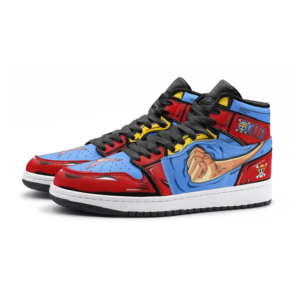 Monkey D. Luffy Fist One Piece JD1 Shoes, Monkey D. Luffy Fist One Piece Jordan 1 Shoes, Monkey D. Luffy Fist One Piece