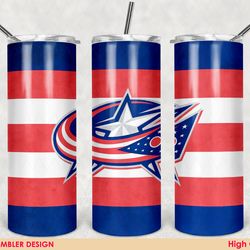 columbus blue jackets nhl tumbler wrap design, hockey tumbler, 20oz skinny tumbler