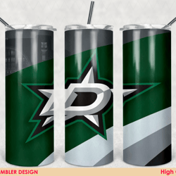 dallas stars nhl tumbler wrap design, hockey tumbler, 20oz skinny tumbler