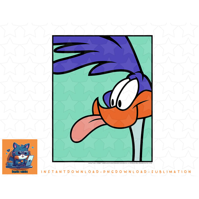 Looney Tunes Road Runner Portrait png, sublimation, digital download.jpg