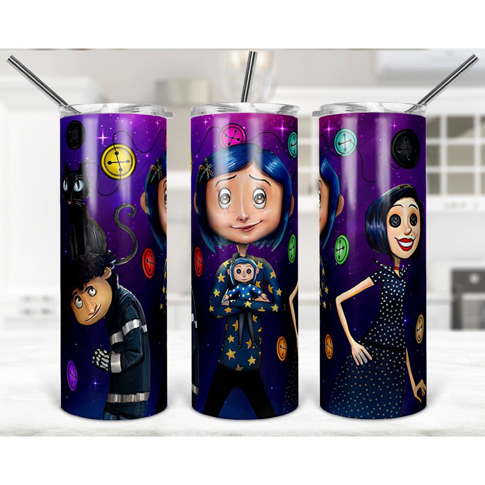 Coraline Personalized Tumbler Coraline Personalized Skinny Tumbler Coraline Personalized 20oz Skinny Tumbler.png