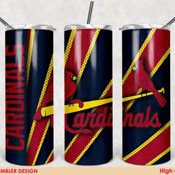 st. louis cardinals tumbler wrap, mlb tumbler design,  20oz tumbler wrap