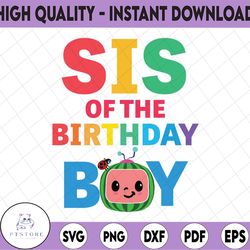 cocomelon sis birthday boy svg, coco melon svg, cocomelon svg, cocomelon birthday svg, watermelon birthday svg png eps