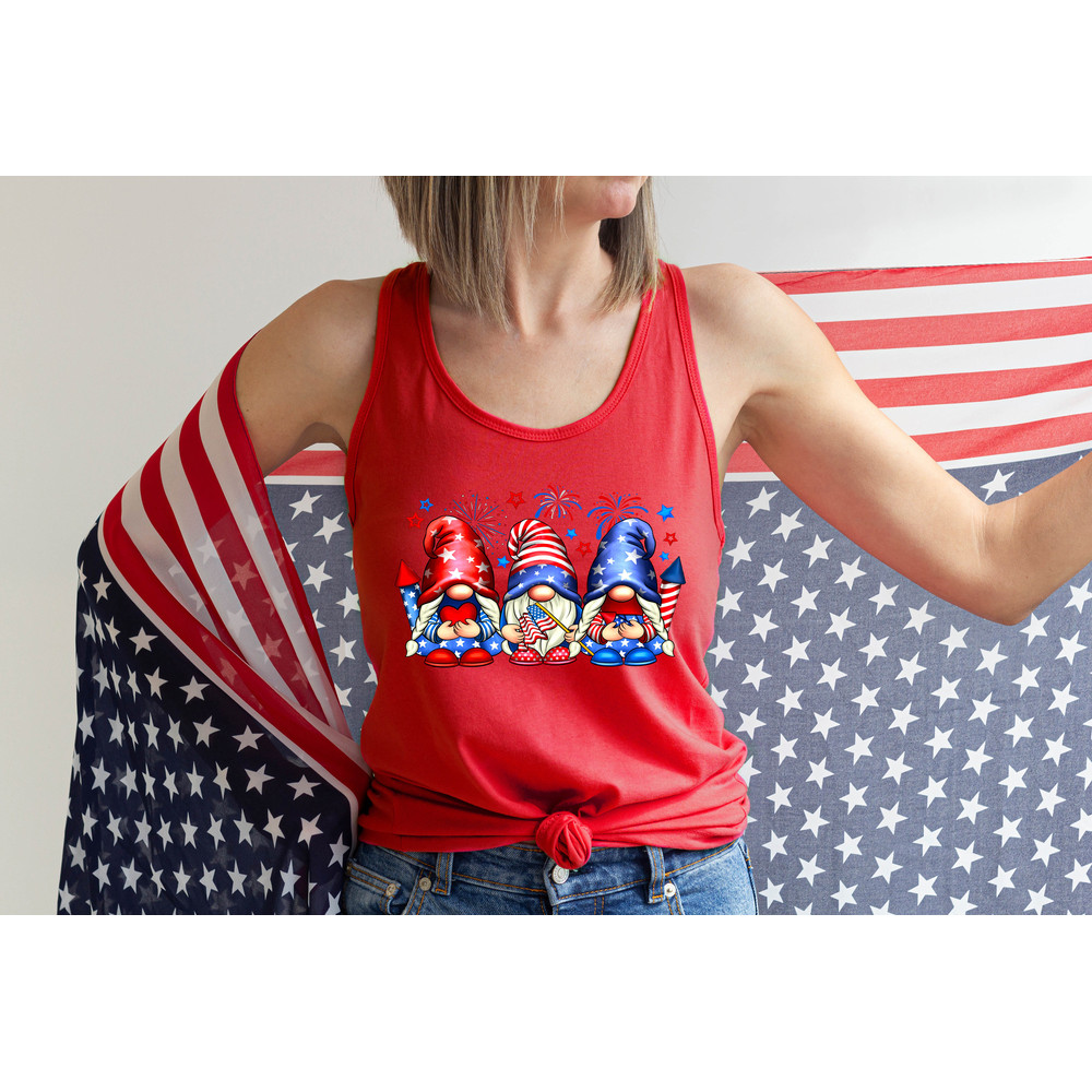 4th of July Gnomes Shirt, 4th of July Gift, Independence Day Gift, 4th of July Shirt, Gnome Shirt, Patriotic Shirt, Independence Day Shirt - 4.jpg