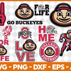 ohio state buckeyes svg,football svg,football gift