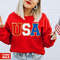 Chenille Patch 4th of July Shirt for Women, Glitter USA Shirt, Fourth of July 4th Mommy and Me Outfits Toddler - 5.jpg