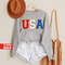 Chenille Patch 4th of July Shirt for Women, USA Shirt, Fourth of July 4th Mommy and Me Outfits Toddler Patriotic Shirt - 5.jpg