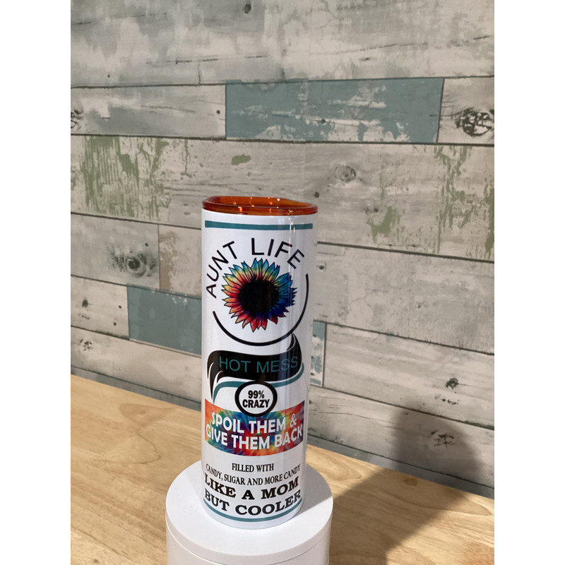 Aunt Life Hot Mess Tumbler, Aunt Life Hot Mess 20oz Skinny Tumbler, Aunt Life Hot Mess 30oz Skinny Tumbler.jpg