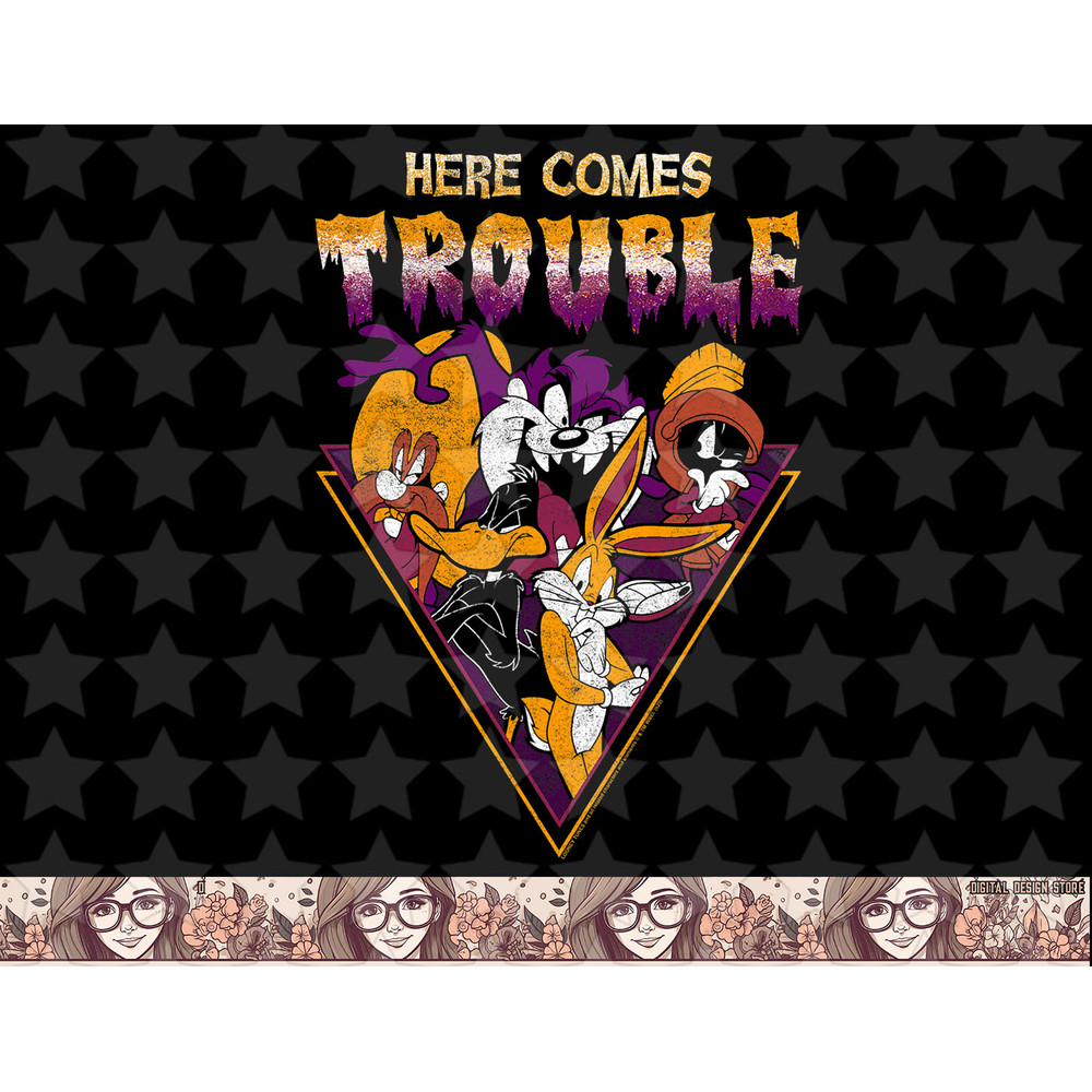 Looney Tunes Here Comes Trouble Group Shot png, sublimation, digital download .jpg