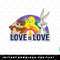 Looney Tunes Love Is Love Rainbow Group png, sublimation, digital download.jpg