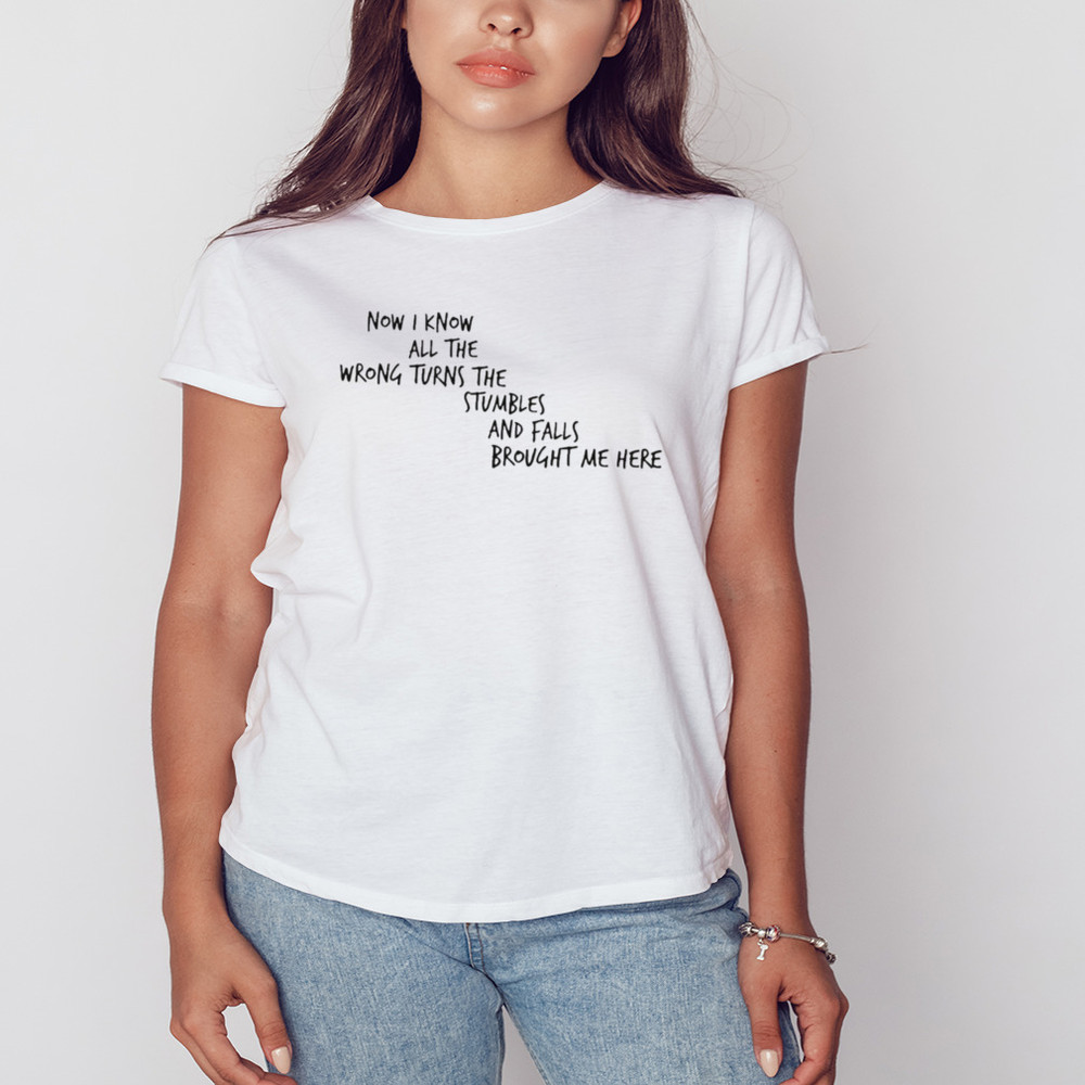 Now I Know All The Wrong Turns The Stumbles Ben Folds Shirt, Unisex Clothing, Shirt For Men Women, Graphic Design