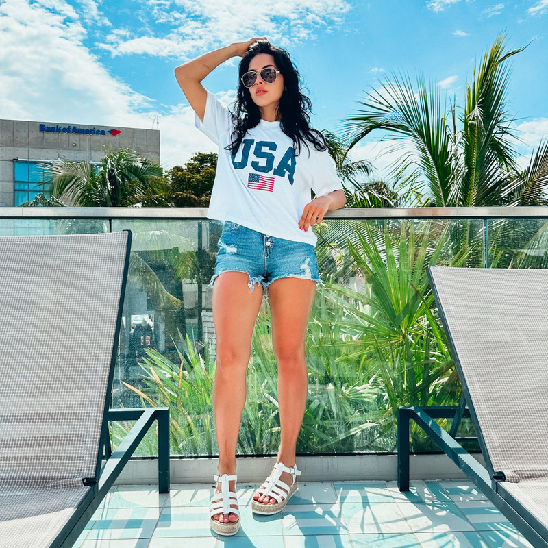 USA Boxy Tee Oversized Cropped Length Shirt, July 4 Graphic Tee, Retro July 4 Shirt, USA Shirt, Patriotic Tee, America Tee, Oversized Tee - 2.jpg