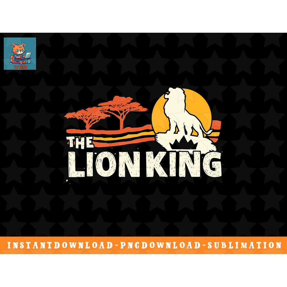 Disney The Lion King Live Action Savannah Sunset Portrait png, sublimation, digital download.jpg