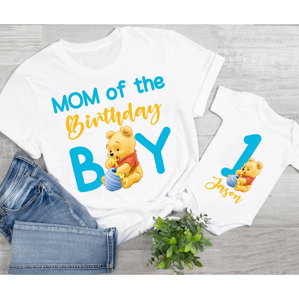 Winnie The Pooh Birthday Shirts, Pooh Birthday Matching Shirts, Pooh Bear Birthday Family Matching Shirts - 1.jpg