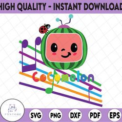 cocomelon logo svg, coco melon svg, cocomelon bundle svg, cocomelon birthday svg, watermelon birthday, trending birthday