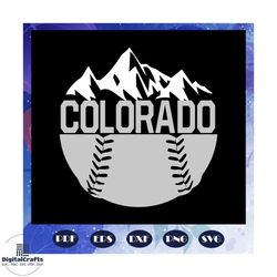 colorado svg, baseball svg, baseball shirt, baseball gift, baseball fan svg, baseball lover, baseball lover svg, basebal