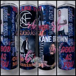 kane tumbler, 20oz skinny tumbler, 30oz skinny tumbler