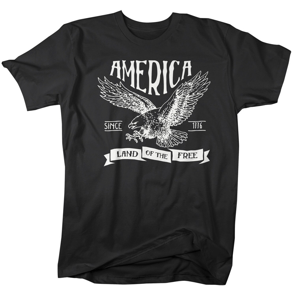 Men's Vintage America T-Shirt Vintage Patriotic Shirts 4th July T-Shirt Eagle Shirt Since 1776 Independence Day Shirts - 2.jpg