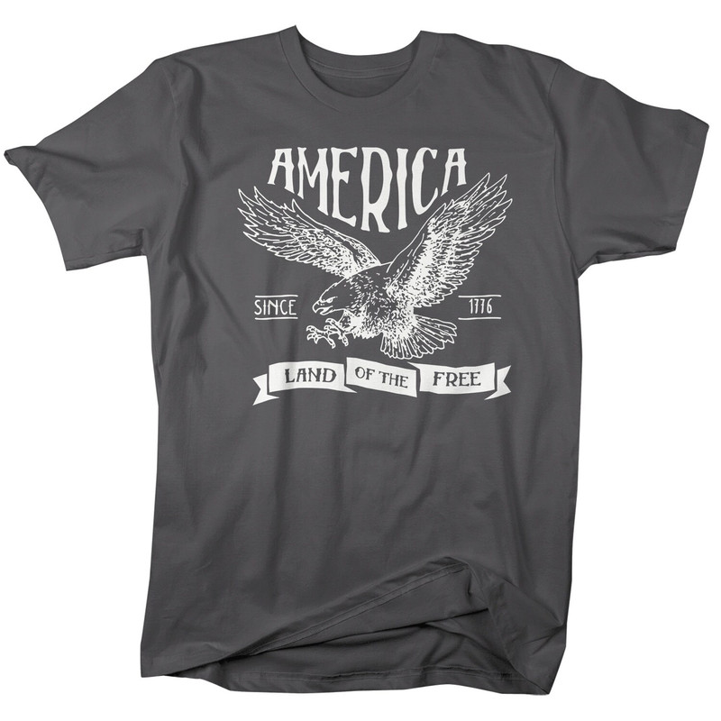Men's Vintage America T-Shirt Vintage Patriotic Shirts 4th July T-Shirt Eagle Shirt Since 1776 Independence Day Shirts - 3.jpg