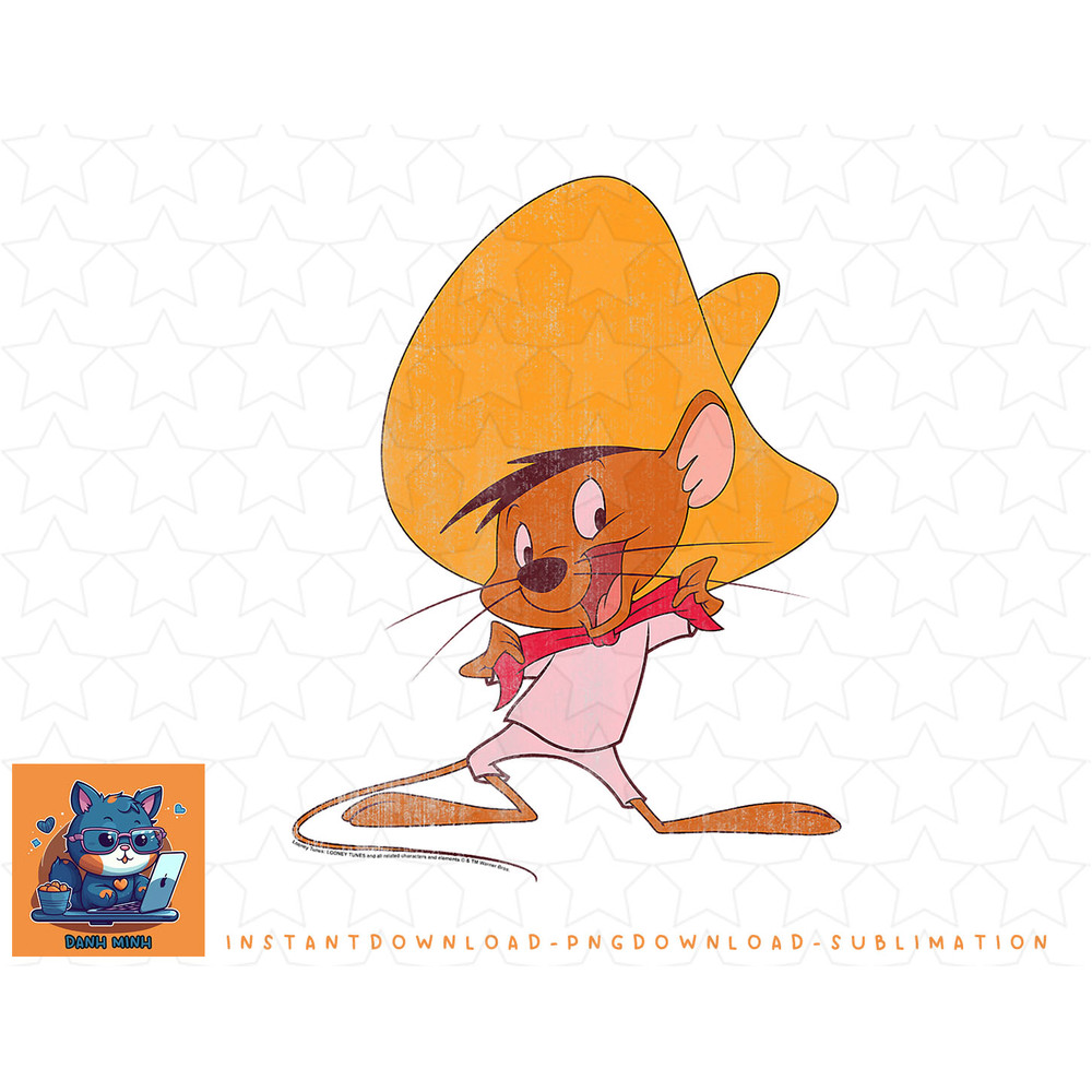 Looney Tunes Speedy Gonzales Red Hue Portrait png, sublimation, digital download.jpg