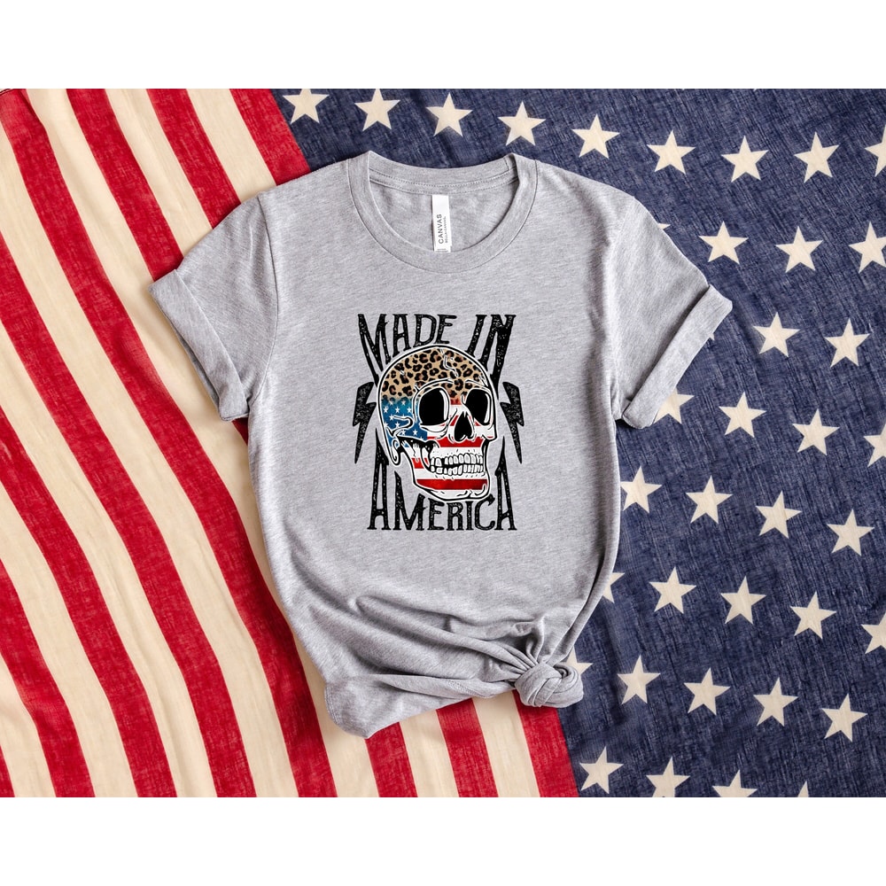 Retro Comfort 4th of July Shirt, Made In America Shirt, Distressed 4th of July Skeleton Shirt, Skull Sweatshirt, 4th of July Gifts, USA Gift - 3.jpg