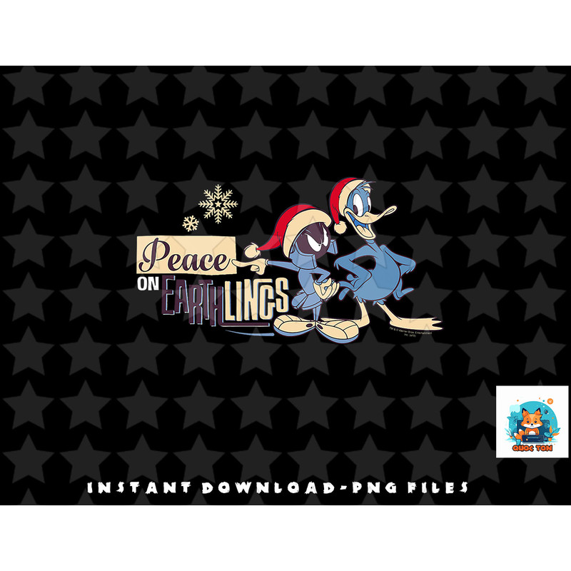 Looney Tunes Marvin and Daffy Peace png, sublimation, digital download.jpg