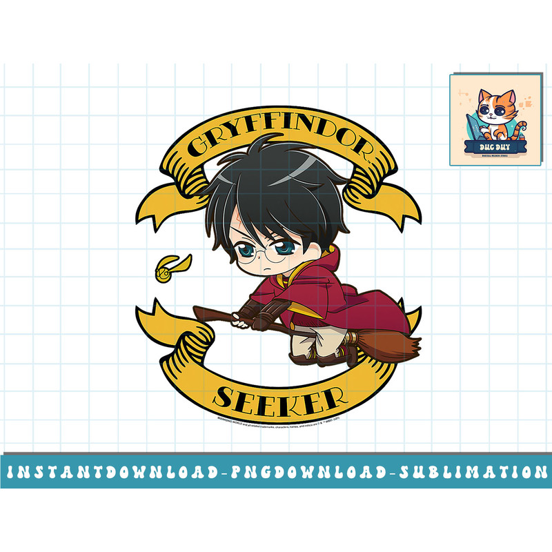 Harry Potter the Gryffindor Seeker png, sublimate, digital download.jpg