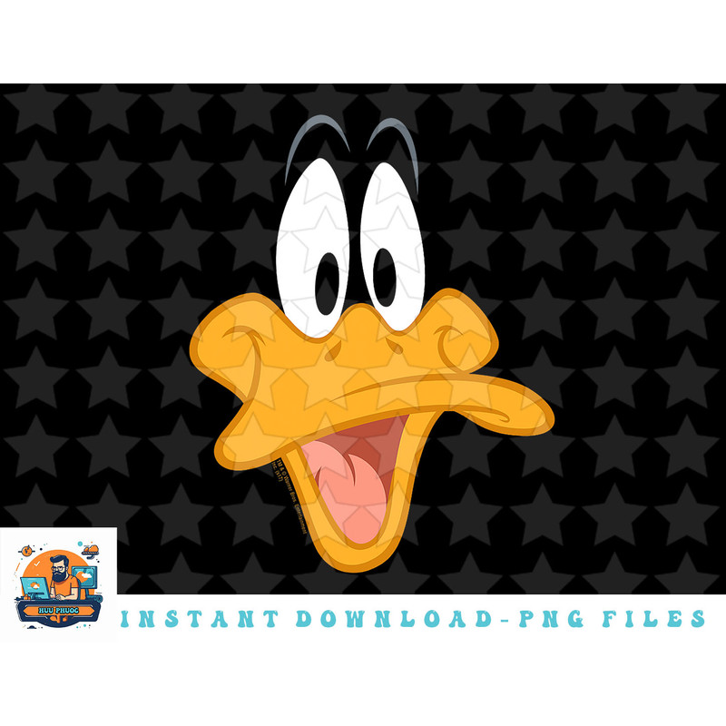 Looney Tunes Daffy Face png, sublimation, digital download.jpg