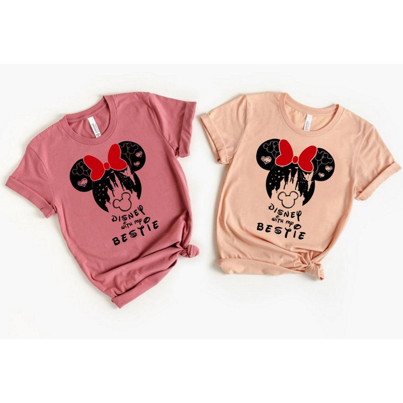 2022 Disney With My Bestie Shirt, Disney Girl Trip Shirt, Mickey Minnie Friends Shirt, Disney Shirts, Disney Ears Shirt, Minnie mouse Shirt - 1.jpg