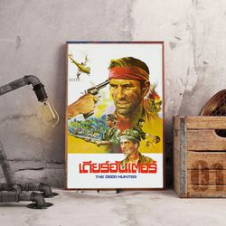 the deer hunter poster, movie poster, movie decoration, movie home decor, the deer hunter wall art