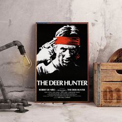 the deer hunter poster, the deer hunter wall art, movie decoration, movie home decor, movie poster