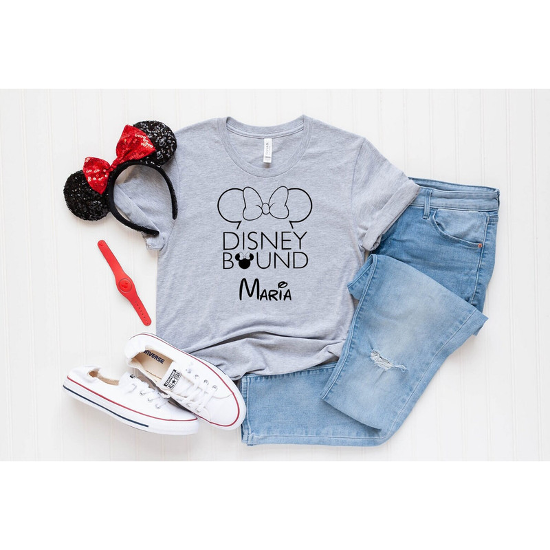 Custom Disney Bound Shirt,Disney Bounding, Girls Disney, Disney Shirts, Disney Vacation, Disney World Shirt, Family Disney, Custom Name - 2.jpg