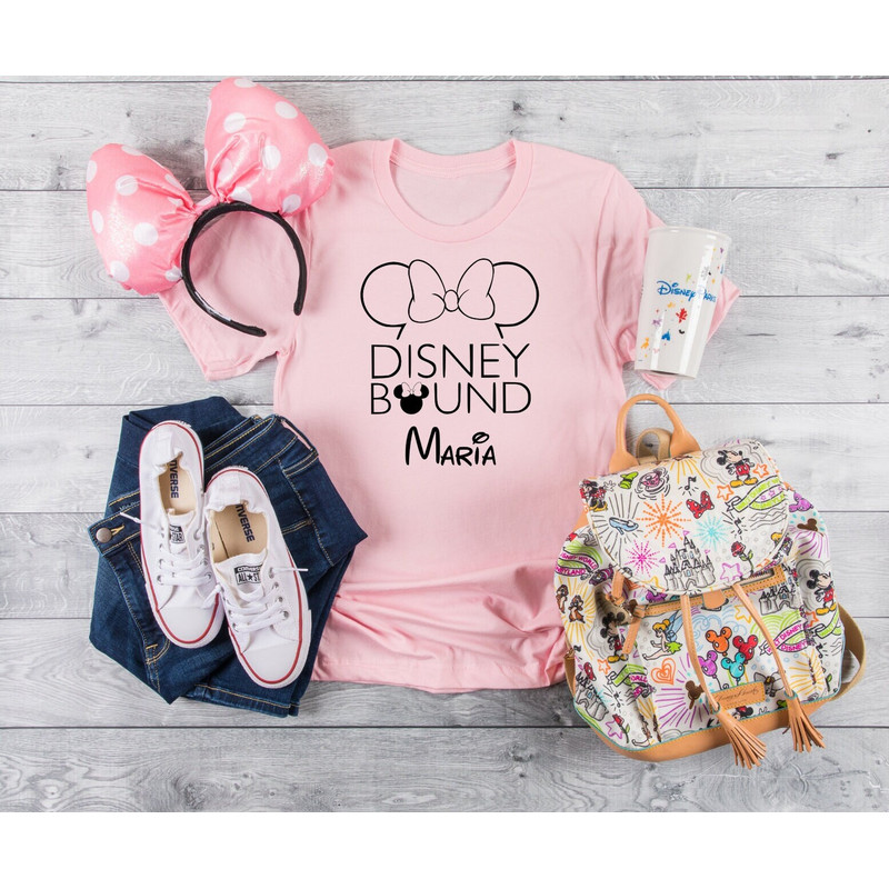 Custom Disney Bound Shirt,Disney Bounding, Girls Disney, Disney Shirts, Disney Vacation, Disney World Shirt, Family Disney, Custom Name - 3.jpg