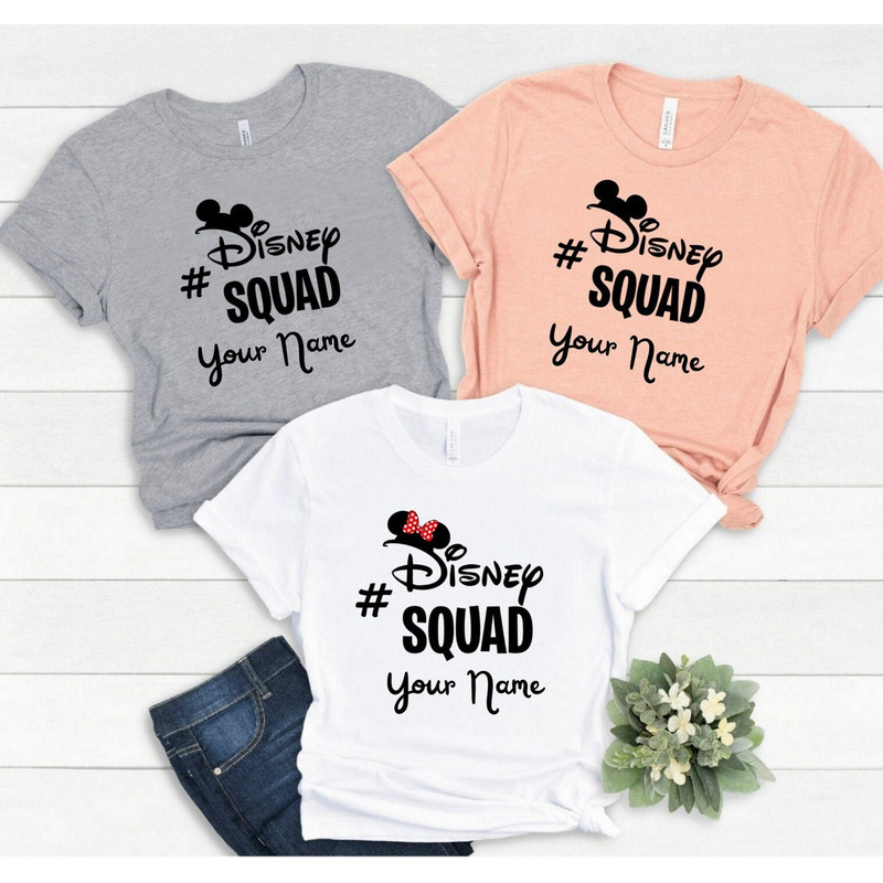 Custom Disney Squad Shirt, Disney Squad Shirt, Disney Squad tee, Disney Shirt, Disney Family Shirts, Disneyworld Shirts, Disney World Shirts - 1.jpg