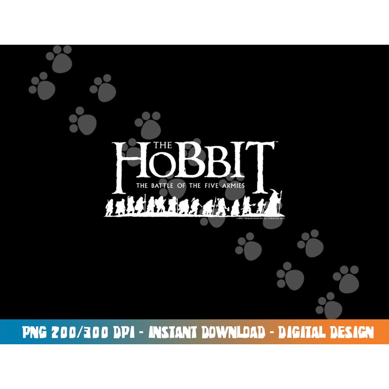 Hobbit Walking Logo T Shirt png, sublimation .jpg