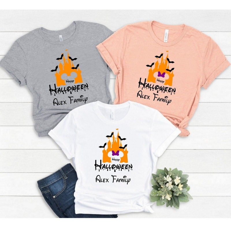 Custom Name Disney Halloween Shirt, Happy Halloween Shirt, Halloween Shirt, Halloween Costumes, Halloween Tees , Family Shirt - 1.jpg