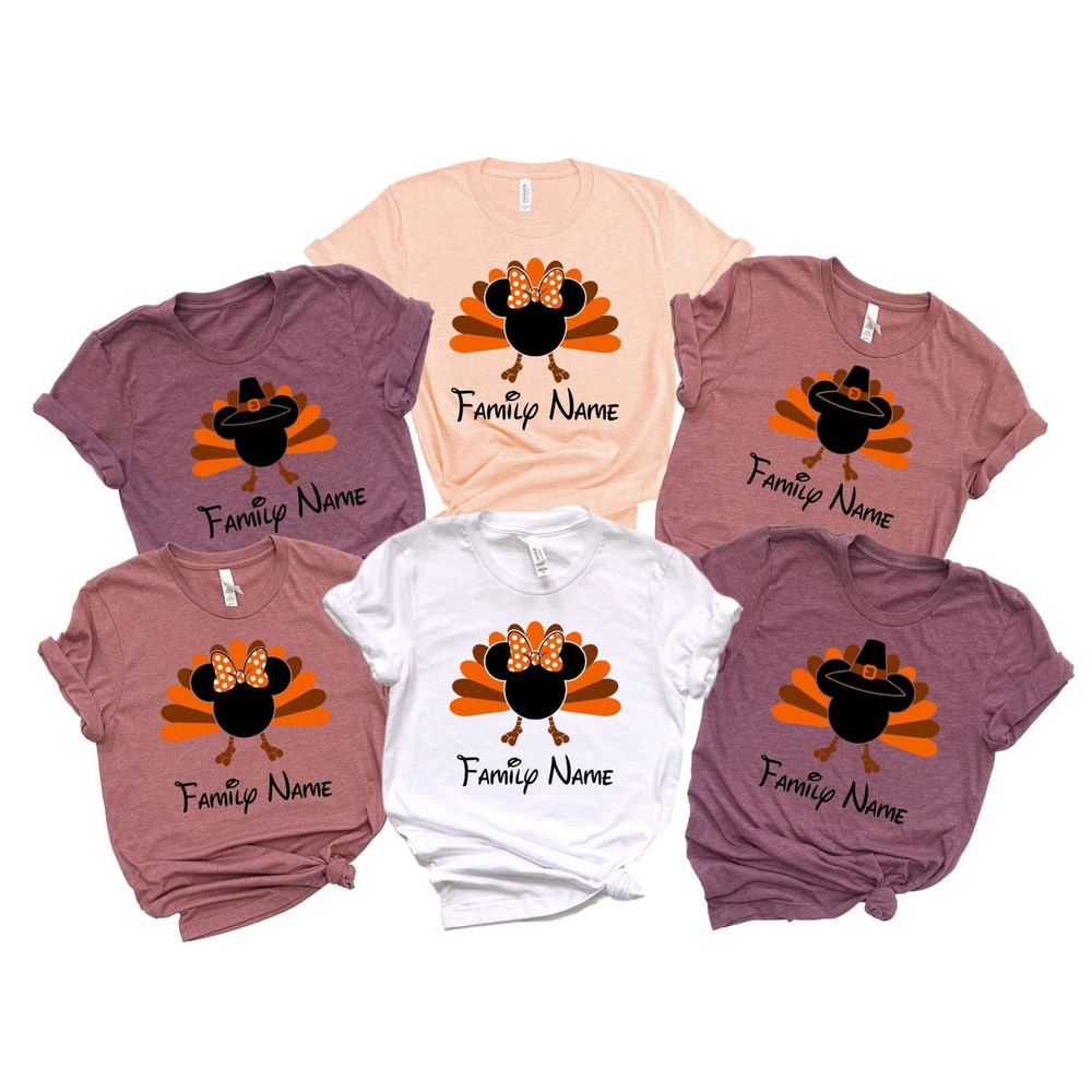 Custom Name Disney Thanksgiving Shirt, Disney Thanksgiving T-shirt , Mickey Minnie Thanksgiving Shirt, Disney T-shirt, Thanksgiving Shirt - 1.jpg