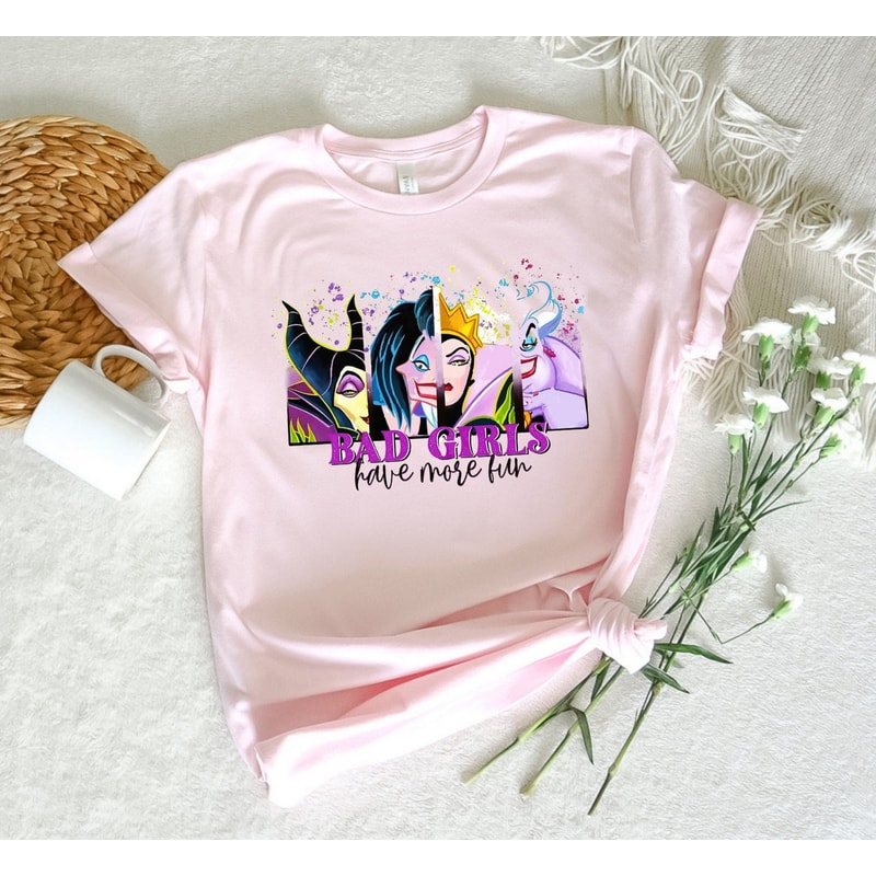 Disney bad girls shirt, Disney villians shirt, haunted mansion shirt, of course theres always my way, stretching room, Cruella, ursula - 1.jpg