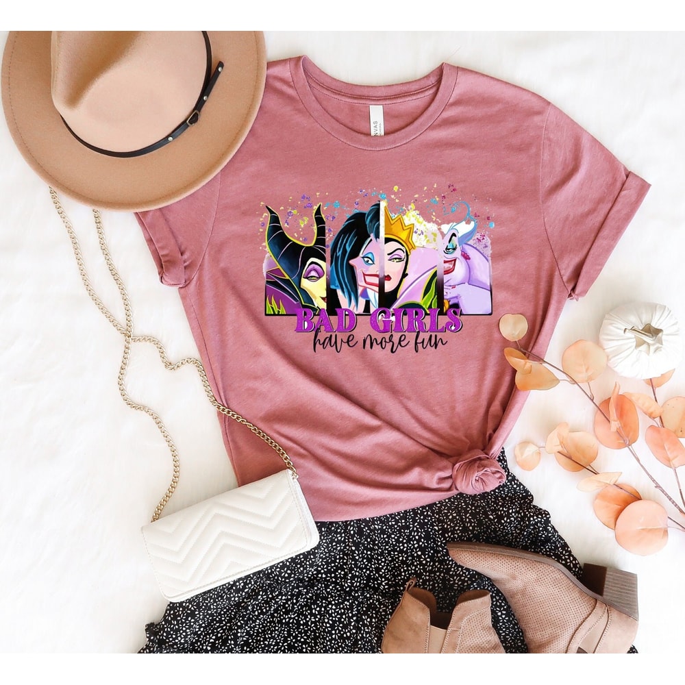 Disney bad girls shirt, Disney villians shirt, haunted mansion shirt, of course theres always my way, stretching room, Cruella, ursula - 3.jpg