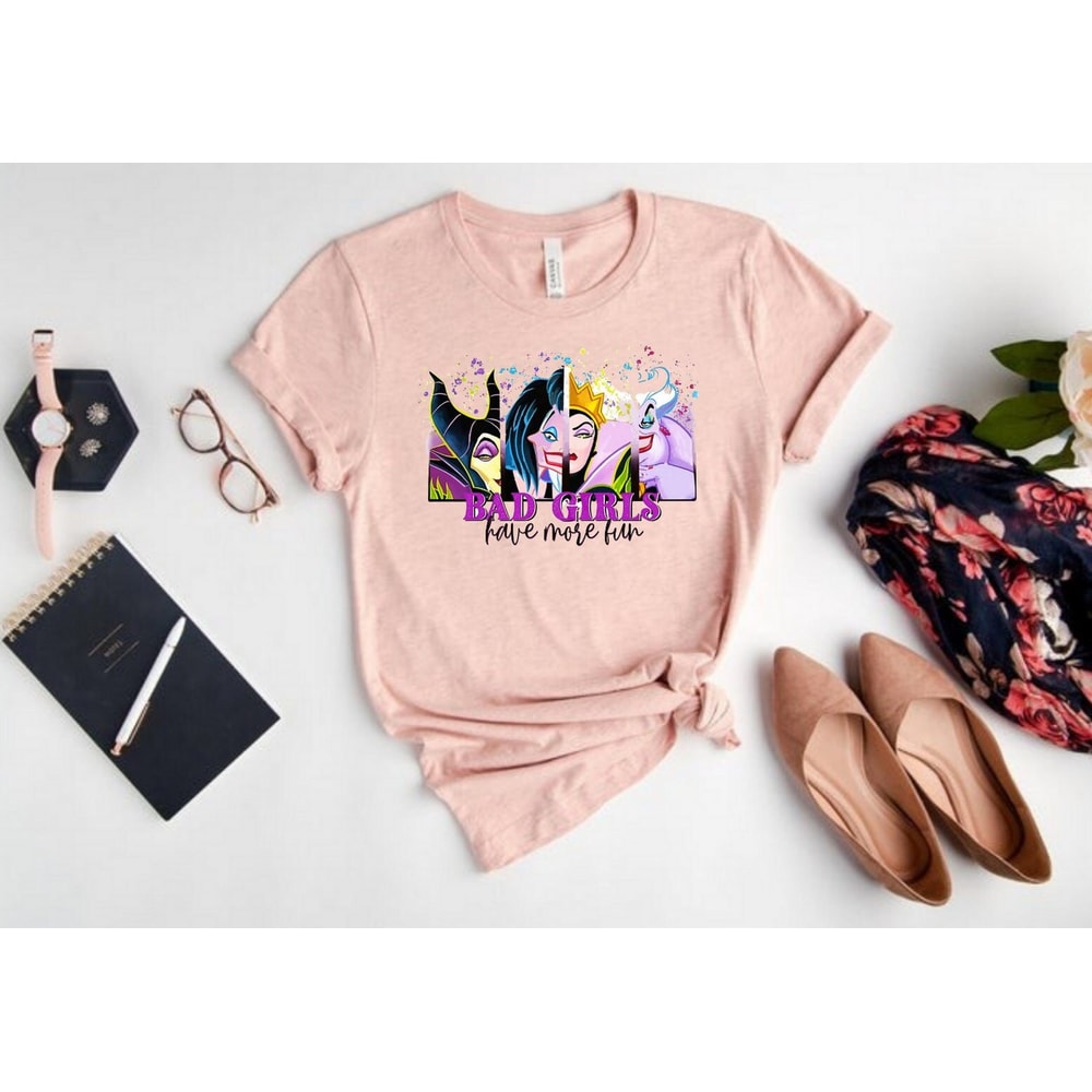 Disney bad girls shirt, Disney villians shirt, haunted mansion shirt, of course theres always my way, stretching room, Cruella, ursula - 4.jpg