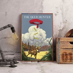 movie poster, the deer hunter poster, the deer hunter wall art, movie decoration, movie home decor