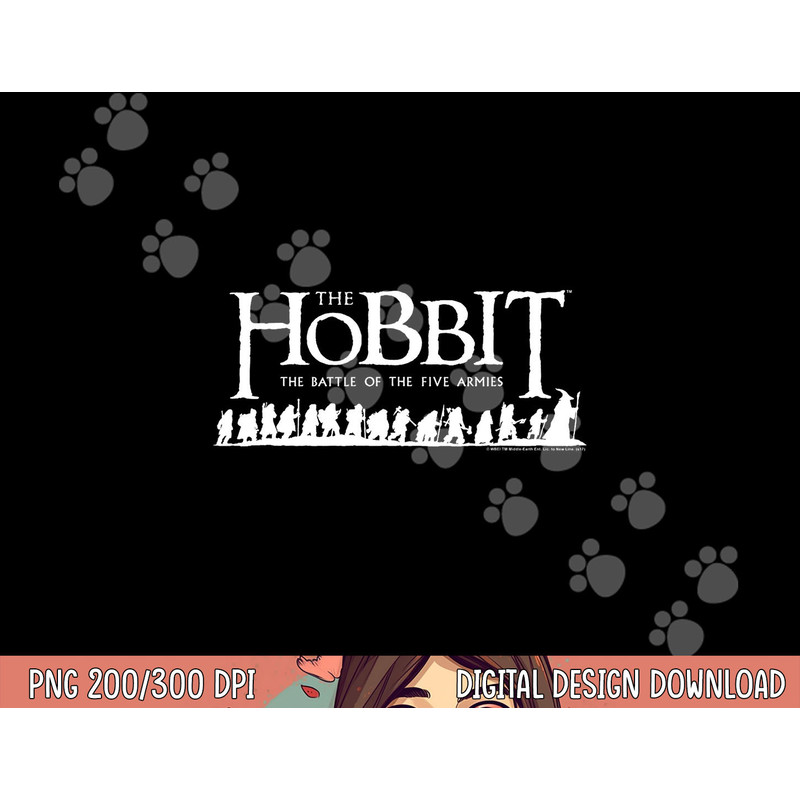 Hobbit Walking Logo T Shirt  png, sublimation .jpg