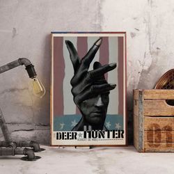 movie poster, the deer hunter poster, movie decoration, movie home decor, the deer hunter wall art